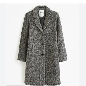 Abercrombie “Dad Coat” Women's Gray Coat